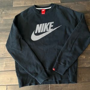 Men’s Nike Crewneck Sweatshirt, Black XL